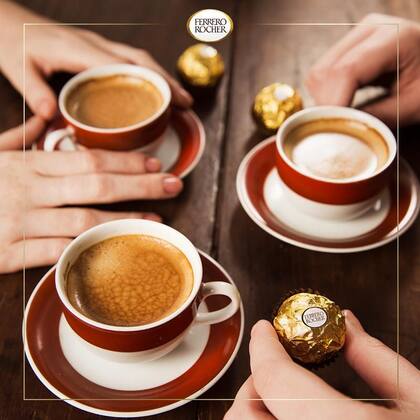 Imagem de Chocolate Bombom Ferrero Rocher 16 Pacotes de 3 Unidades