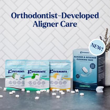 Imagem de Chocolate com menta Mints Movemints Clear Aligner (pacote com 3)