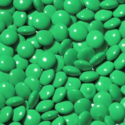 Imagem de Chocolate de Cor Verde Jazam Confeito de Tubete Kit com 2 Un
