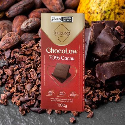 Imagem de Chocolate Diet Zero Lactose 70% Cacau - Lowçúcar 30g