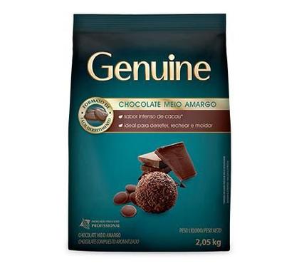 Imagem de Chocolate Genuine 2,05kg Gotas Meio Amargo