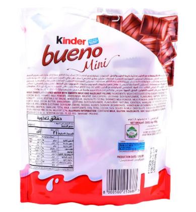 Imagem de Chocolate kinder bueno mini 108gr importada