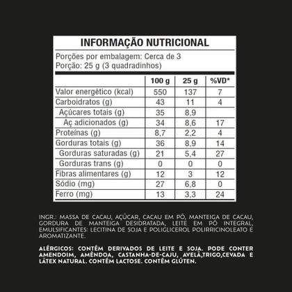 Imagem de Chocolate Lacta Intense Amargo 60% Cacau Original 85g - Caixa com 17 Unidades