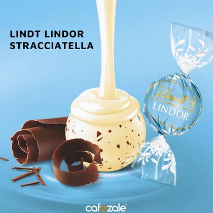 Chocolate Lindt Lindor Branco, Stracciatella, 2 Caixas 200g