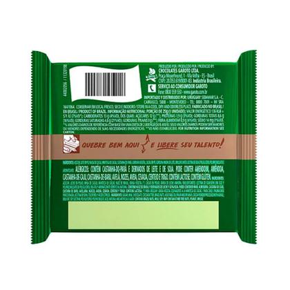 Imagem de Chocolate Mini Talento Castanha do Pará  C/15un 25g - Garoto