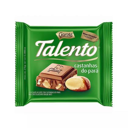 Imagem de Chocolate Mini Talento Verde Castanha Pará 25Gr 15Un Garoto