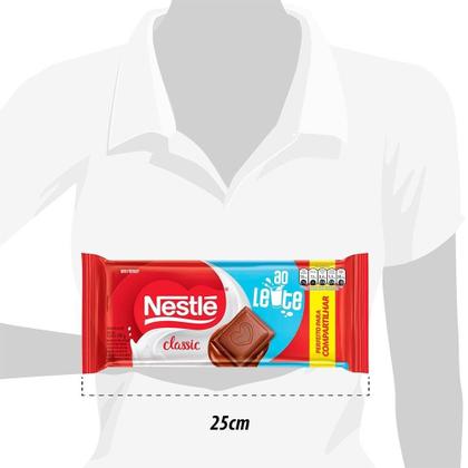 Imagem de Chocolate Nestlé Classic ao Leite 150g - Embalagem com 22 Unidades