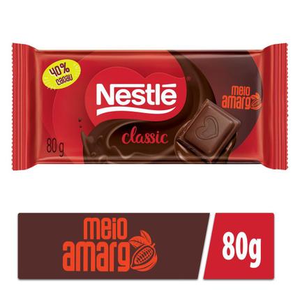 Imagem de Chocolate Nestlé Classic Meio Amargo 80g