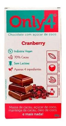 Imagem de Chocolate Only4 Nibs Açucar de Coco 80g 70% Cacau