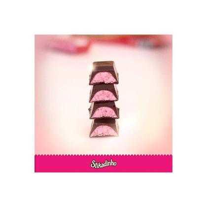 Imagem de Chocolate Stikadinho Morango Neugebauer Caixa Com 32 Unidades