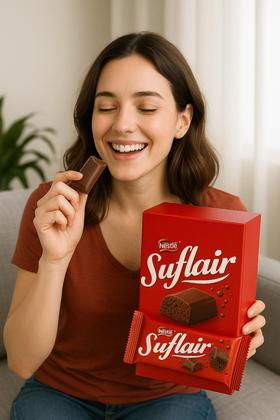 Imagem de Chocolate Suflair Nestlê C/20x50g Ao Leite