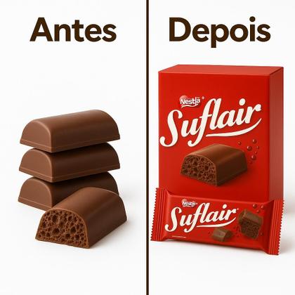Imagem de Chocolate Suflair Nestlê C/20x50g Ao Leite