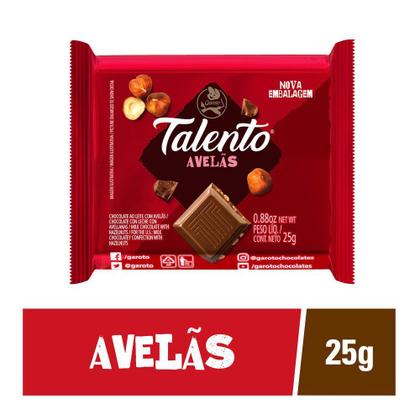 Imagem de Chocolate Talento Mini Chocolate Avelã Vermelho 25g