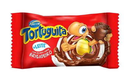 Imagem de Chocolate Tortuguita Brigadeiro 24 Unidades 15,5g