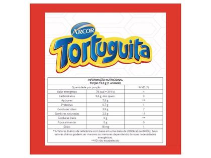 Imagem de Chocolate Tortuguita Brigadeiro C/ 24un 372g