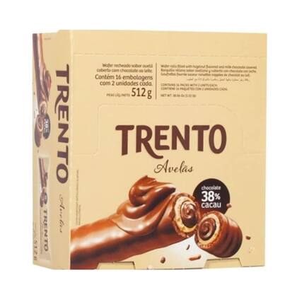 Imagem de Chocolate Trento Avelãs C/ 16 Unidades
