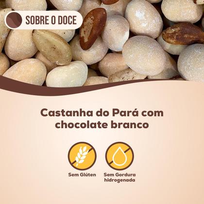 Imagem de Choconuts P&P Castanha do Pará Chocolate Branco 100g Drageado