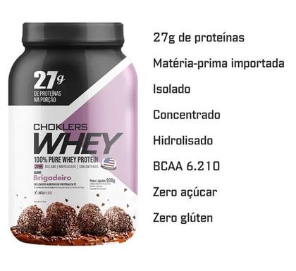 Imagem de Choklers whey brigadeiro 900g - mix nutri