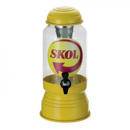 Chopeira Torre Cervejeira De Vidro 3,5 Litros C/ Filtro Skol Refil Para Gelo - Alumibon Imagem de Chopeira Torre Cervejeira De Vidro 3,5 Litros C/ Filtro Skol Refil Para Gelo - Alumibon
