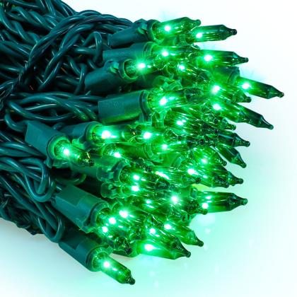 Imagem de Christmas String Lights woohaha, pacote com 2, 50 verdes, mini 4 m