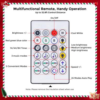 Imagem de Christmas Tree Topper Star Lighted 19 cm com controle remoto