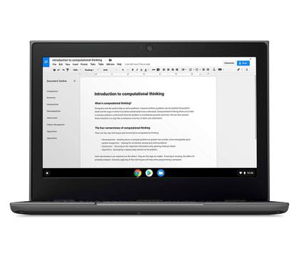 Chromebook Lenovo 100e(2ª Geração), Intel Celeron N4020, Tela 11.6