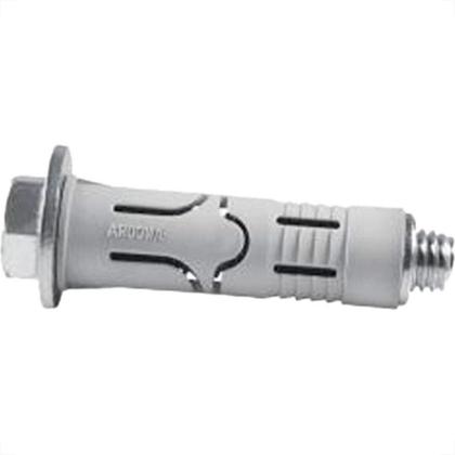 Imagem de Chumbador. Fixador Nylon Cbn 1/4X3 C/Parafuso - Kit C/25 PC