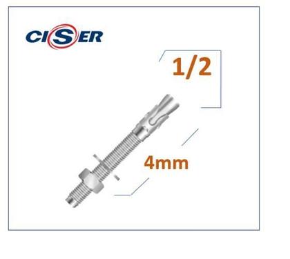 Imagem de Chumbador Parabolt Cba 1/2 X 4 Pbc Zincado 50 Peças