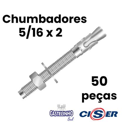 Imagem de Chumbador Parabolt PBC 5/16 X 2 Zincado 50un Caixa