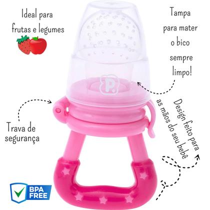 Imagem de Chupeta Alimentadora mordedor de silicone infantil Pimpolho