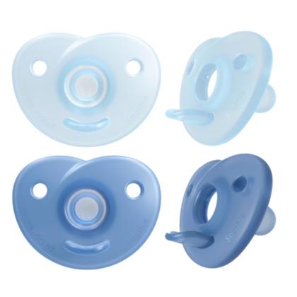 Imagem de Chupeta Avent Soothie Silicone Azul Menino 0 A 3 Meses Rn