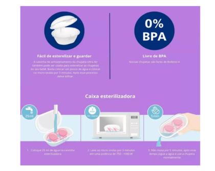 Imagem de Chupeta Avent Ultra Air 6-18 Meses Elefante