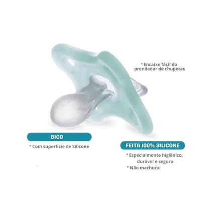 Imagem de Chupeta Azul Comfort Silicone MAM 0-2 meses CH10111