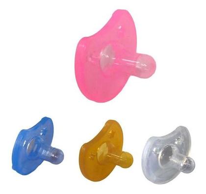 Imagem de Chupeta Bico Redondo 100% Silicone Calmante Fase 1 Recém Nascido  Baby Nany