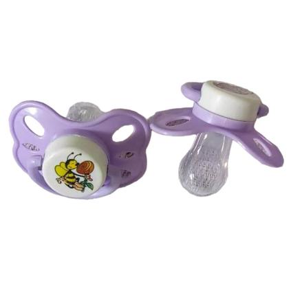 Imagem de Chupeta Bico Redondo Silicone Babypaco Escolha A Cor Tamanho 2 REF 018