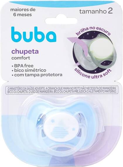 Imagem de Chupeta Buba Comfort Nuvem Azul Tamanho 2