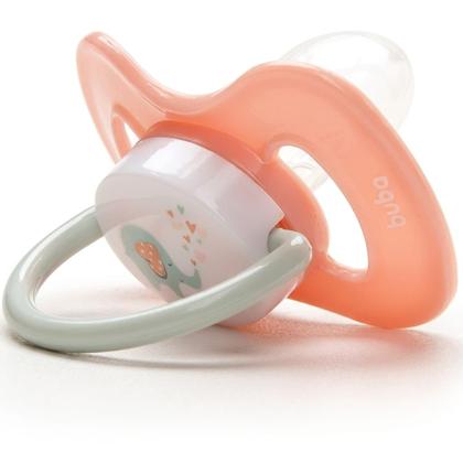 Imagem de Chupeta Buba Elefante rosa de Silicone  Tamanho 2  6m  Livre de BPA