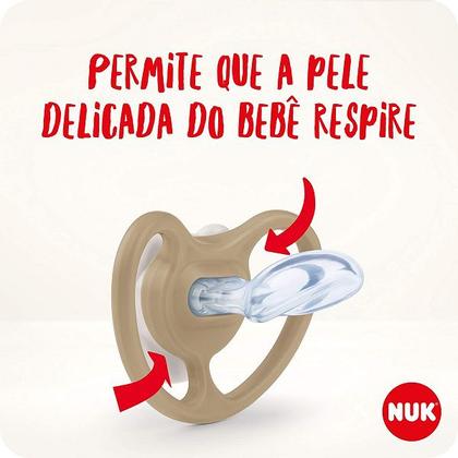 Imagem de Chupeta de Silicone S3 18M+ Space Leao NUK PA7349-3B