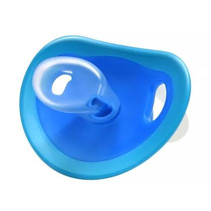 Imagem de Chupeta First Moments Glow Tam 2 Azul com Case Esterilizador Fisher-Price BB1039 - Multikids
