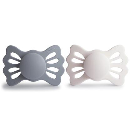 Imagem de Chupeta FRIGG Lucky SilkySoft Silicone 6-18 meses cinza
