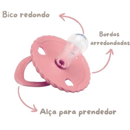 Imagem de Chupeta Kuka Bico Redondo Recém Nascido Tam 1 Classic 0 a 6 meses