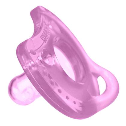 Imagem de Chupeta Kuka Silicone Soft Comfort Tamanho 1 de 0 a 6 Meses Rosa 1 Unidade