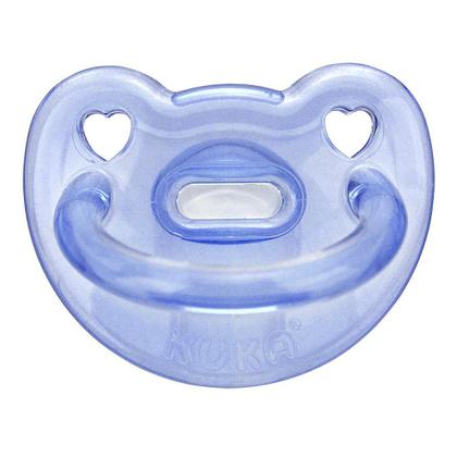 Imagem de Chupeta Kuka Soft Comfort Orto Azul - Silicone BPA Free