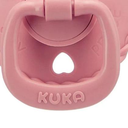 Imagem de Chupeta Kuka Tamanho 2 Bico Redondo Rosa Classic 2497