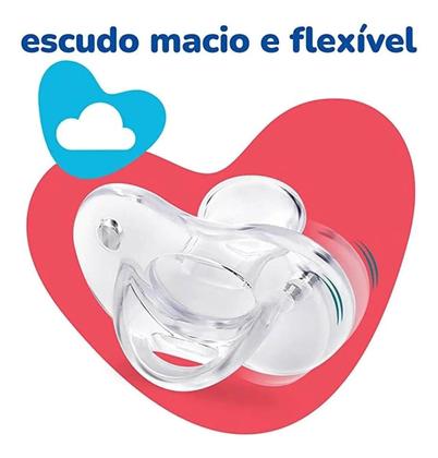 Imagem de Chupeta Lillo Fase 2 Silicone Simetrico Soft Calming 100% Silicone Neutra