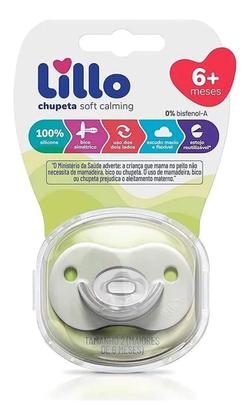 Imagem de Chupeta Lillo Fase 2 Silicone Simetrico Soft Calming 100% Silicone Neutra