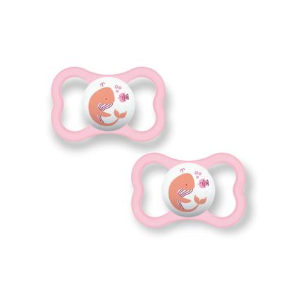 Imagem de Chupeta mam air 6+ meses tamanho 2 bico silicone embalagem dupla com escudo extra ventilado menino menina