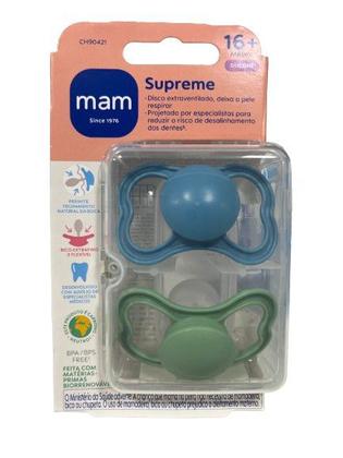 Imagem de Chupeta Mam Supreme 16+ Meses Embalagem Dupla CH90421N