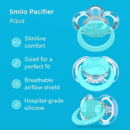 Imagem de Chupeta para Bebê Smilo Stage 3 9+ Meses Silicone, 3 Unidades