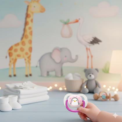 Imagem de Chupeta Philips Avent Ultra Air Animais Tamanho 1 de 0 a 6 Meses Menina Sortidos1 Unidade